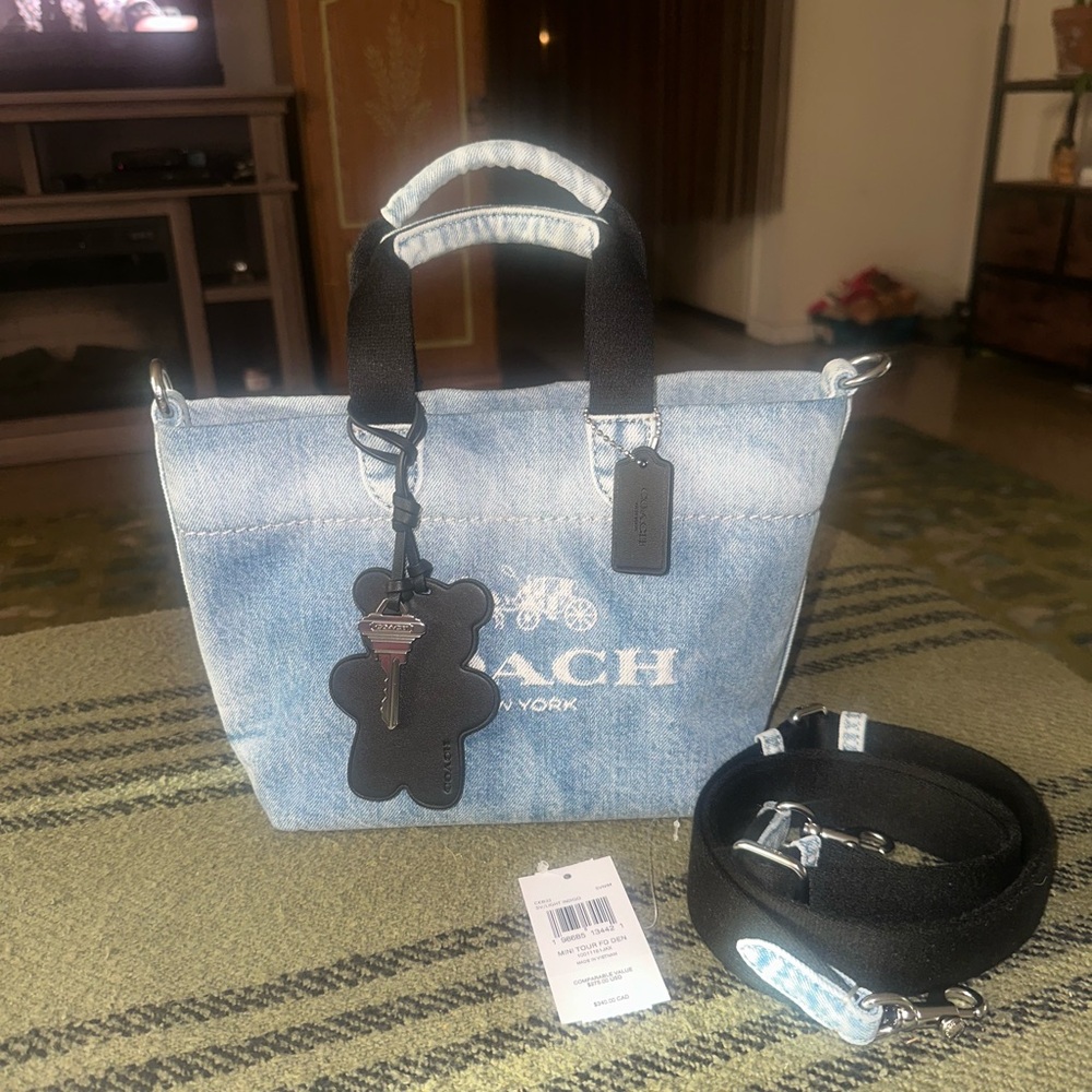 Coach mini tour tote